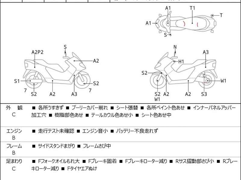 Yamaha Maxam 250 2005
