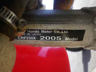 Honda CRF250X 2005
